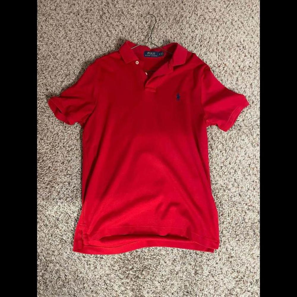 Men Red Polo Shirt